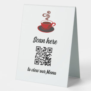Restaurant or Coffee Shop Contactless QR Code Menu