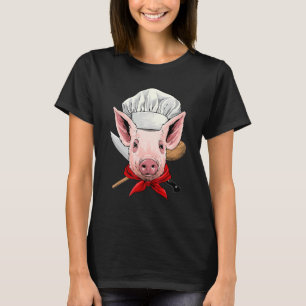 Restaurant Pig Chef Cook Culinary Kitchen Cooking T-Shirt
