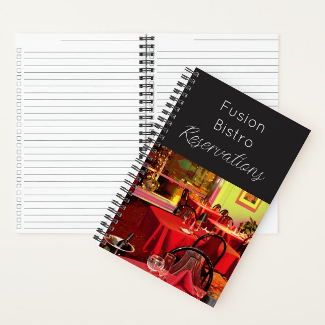 Restaurant Reservations Template  BusinessNotebook Notebook (Inside)