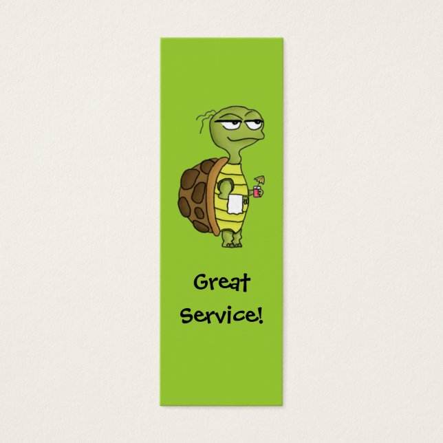 Restaurant Server Tip Card (Front)