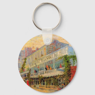 Restaurant Sirene, Asnières by Vincent van Gogh Key Ring