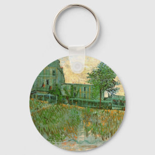 Restaurant Sirene, Asnières by Vincent van Gogh Key Ring