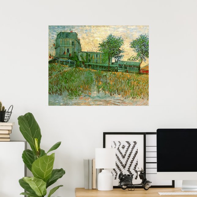 Restaurant Sirene, Asnières by Vincent van Gogh Poster (Home Office)