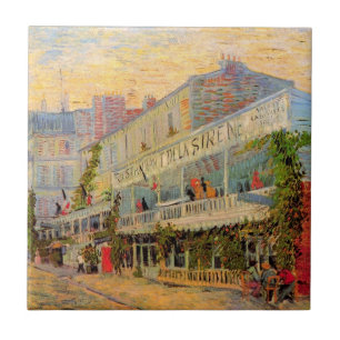 Restaurant Sirene, Asnières by Vincent van Gogh Tile