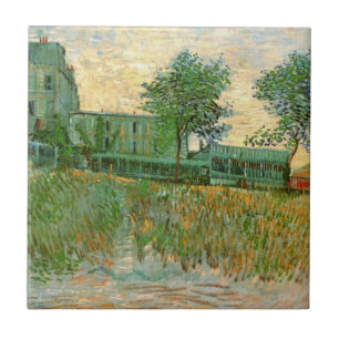Restaurant Sirene, Asnières by Vincent van Gogh Tile
