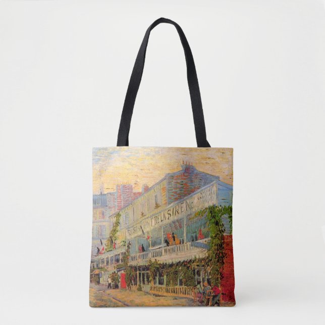 Restaurant Sirene, Asnières by Vincent van Gogh Tote Bag (Front)