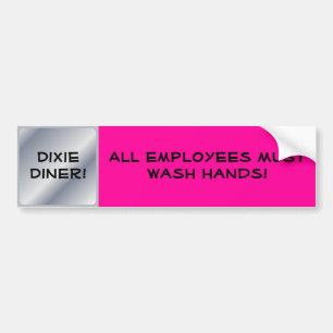 Restaurant Supplies Bathroom Stickers Diner Design
