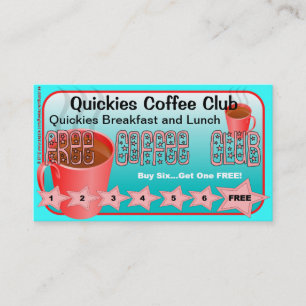 Restaurant Supplies FREE Coffee Club Card 2