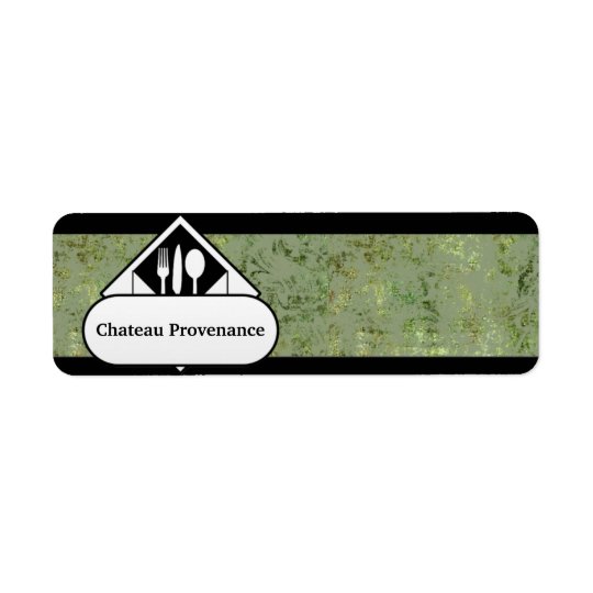 Restaurant Supplies "Napkin Ring Labels" Jewel 3 Return Address Label