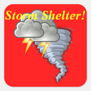 Restaurant Supplies Storm Shelter Sticker