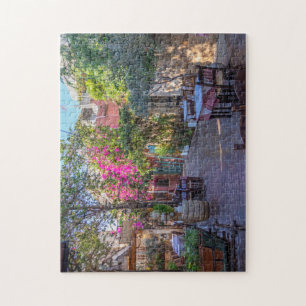 Restaurant tables in Chania, Crete, Greece Jigsaw  Jigsaw Puzzle