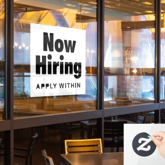 Restaurant Window Cling Signs (Restaurant Window)