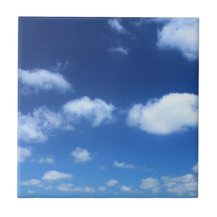 Restful Clouds Photo Tile