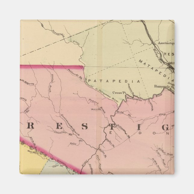 Restigouche, Madawaska counties, NB Magnet (Front)