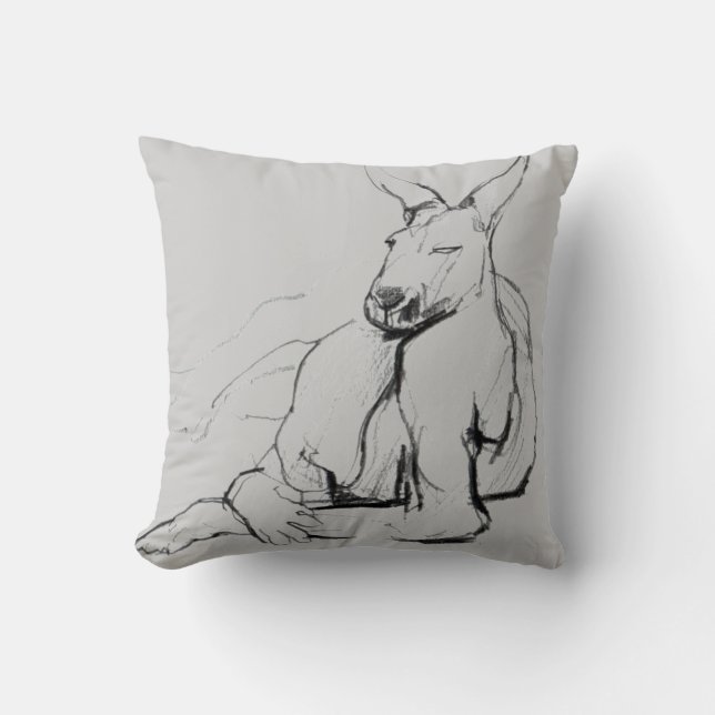 Resting Athlete Cushion (Front)