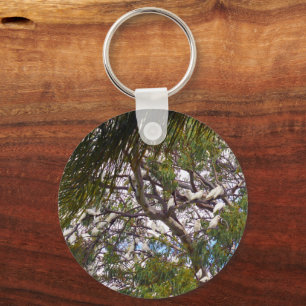 Resting Australian Cockatoos, Keyring