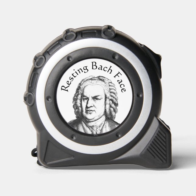 Resting Bach Face Classical Music Composer 1 (Front)