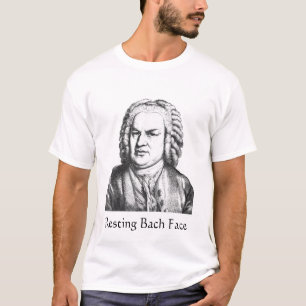 Resting Bach Face Classical Music Composer T-Shirt