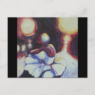 Resting Ballerina Poastcard Postcard