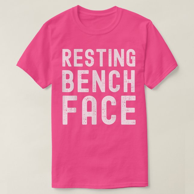 Resting Bench Face Scientist Science Lovers Microb T-Shirt (Design Front)