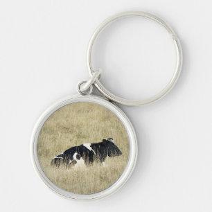 Resting Cow - Keychain