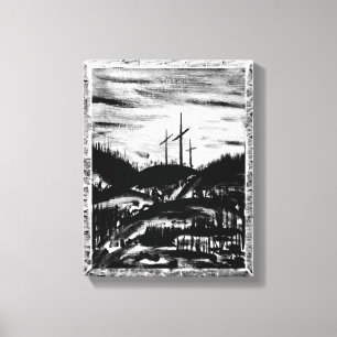 Resting Cross Canvas Print