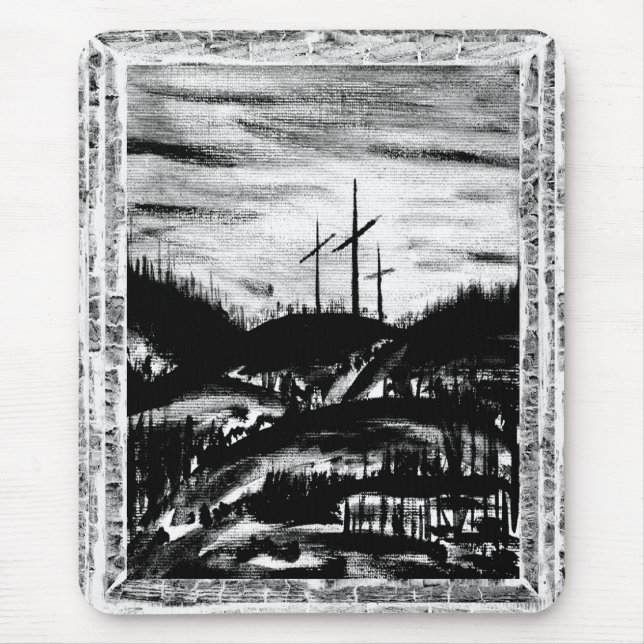 Resting Cross Mouse Mat (Front)