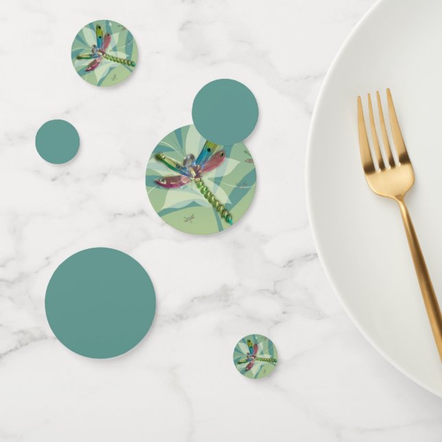 Resting Dragonfly Wedding Shower Table Confetti (Group)