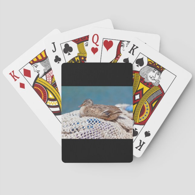Resting Duck Playing Cards (Back)