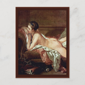 Resting Girl Detail (Madmoiselle O'Murphy) Postcard