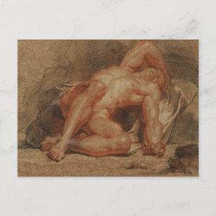 Resting Gladiator Postcard