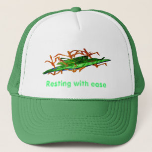 Resting Grasshopper Trucker Hat