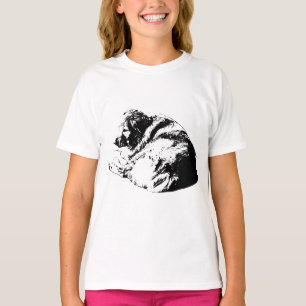 Resting Ink Dog Inspires Gentle Festive Comfort T-Shirt