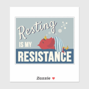 Resting is My Resistance Compact Rectangle