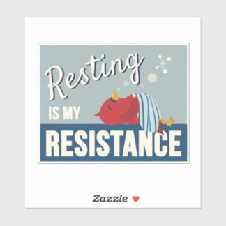 Resting is My Resistance Compact Rectangle