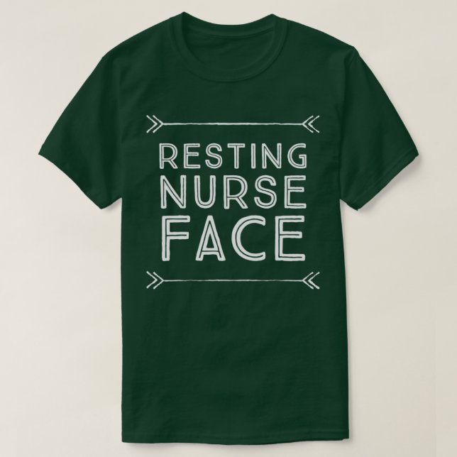 Resting nurse face T-Shirt (Design Front)