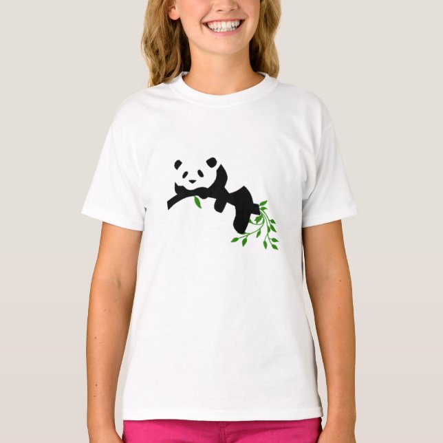 Resting Panda. T-Shirt (Front)