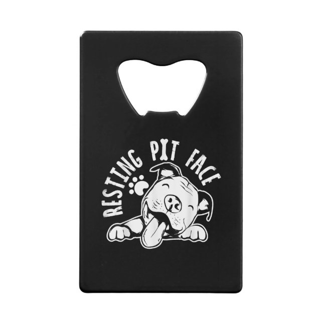 Resting Pit Face  Funny Dog Pitbull Meme (Front)