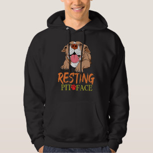 Resting Pit Face Pitbull Pit Bull Terrier Product Hoodie