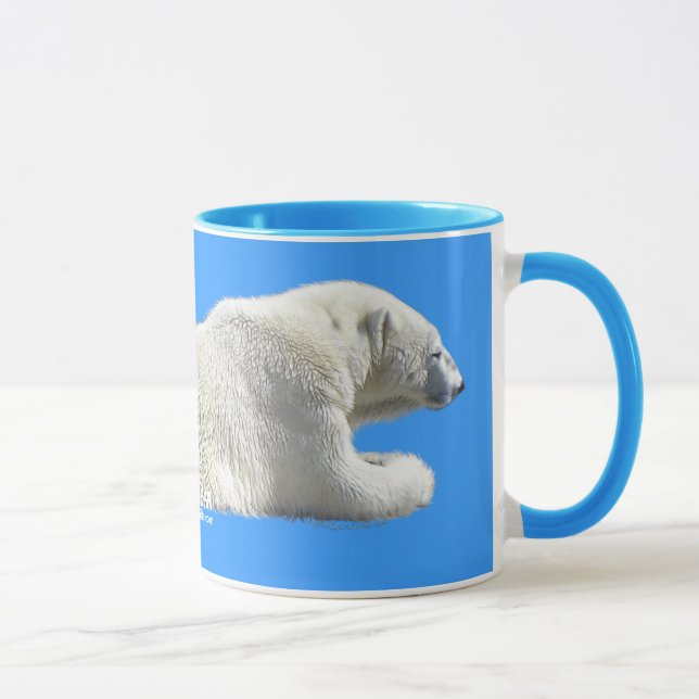 RESTING POLAR BEAR Coffee Mug (Right)