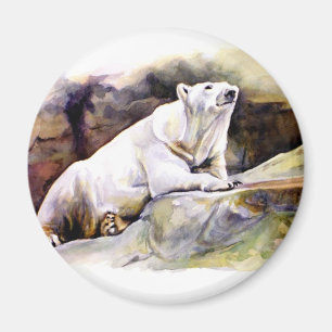Resting Polar Bear Magnet