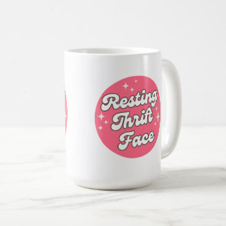 Resting Thrift Face Mug