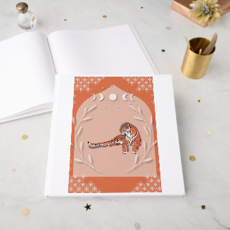 Resting Tiger Moon Phases Guest Book