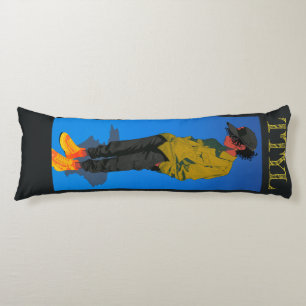 resting Vibes, in Blue, Body Cushion