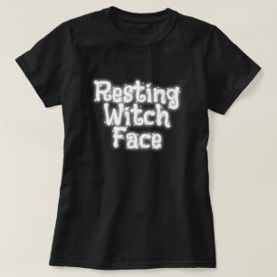 Resting Witch Face Halloween T-Shirt