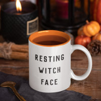 Resting Witch Face Halloween