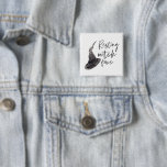 Resting Witch Face | Happy Halloween | Fun Quote | 15 Cm Square Badge<br><div class="desc">Resting Witch Face | Happy Halloween | Fun Quote |</div>