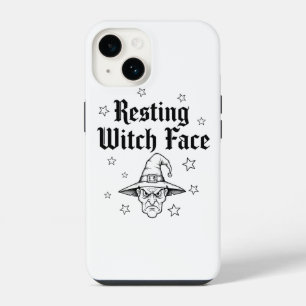 Resting Witch Face Phone Case – Gothic Halloween 