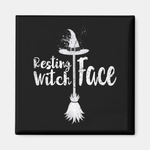 Resting Witch Face Shirt _ Original Halloween Magnet