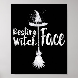 Resting Witch Face Shirt _ Original Halloween Poster
